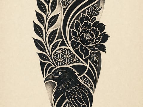 重黑 Blackwork