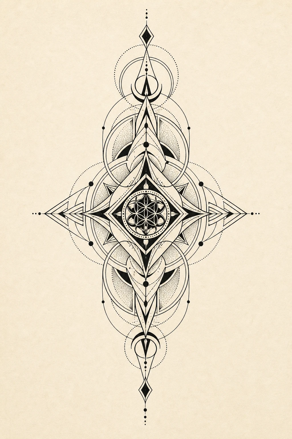 Ornamental symmetry Geometric