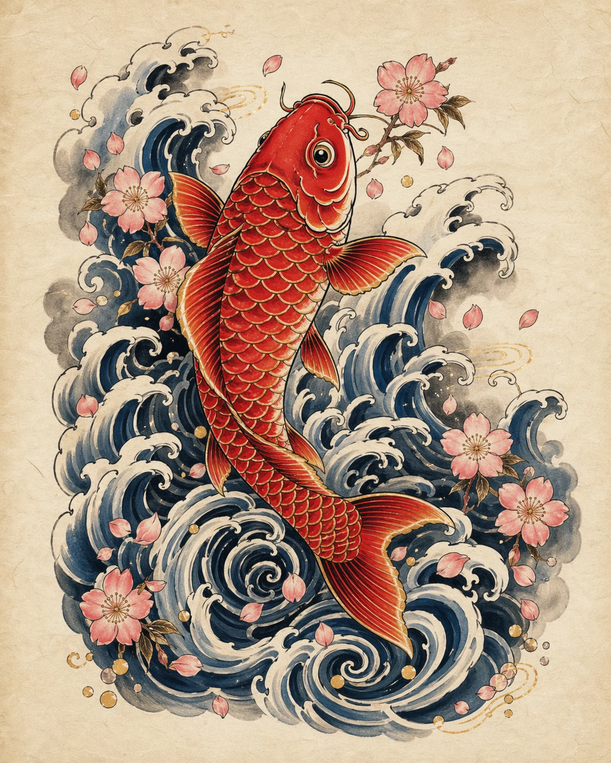 Koi fish Japanese